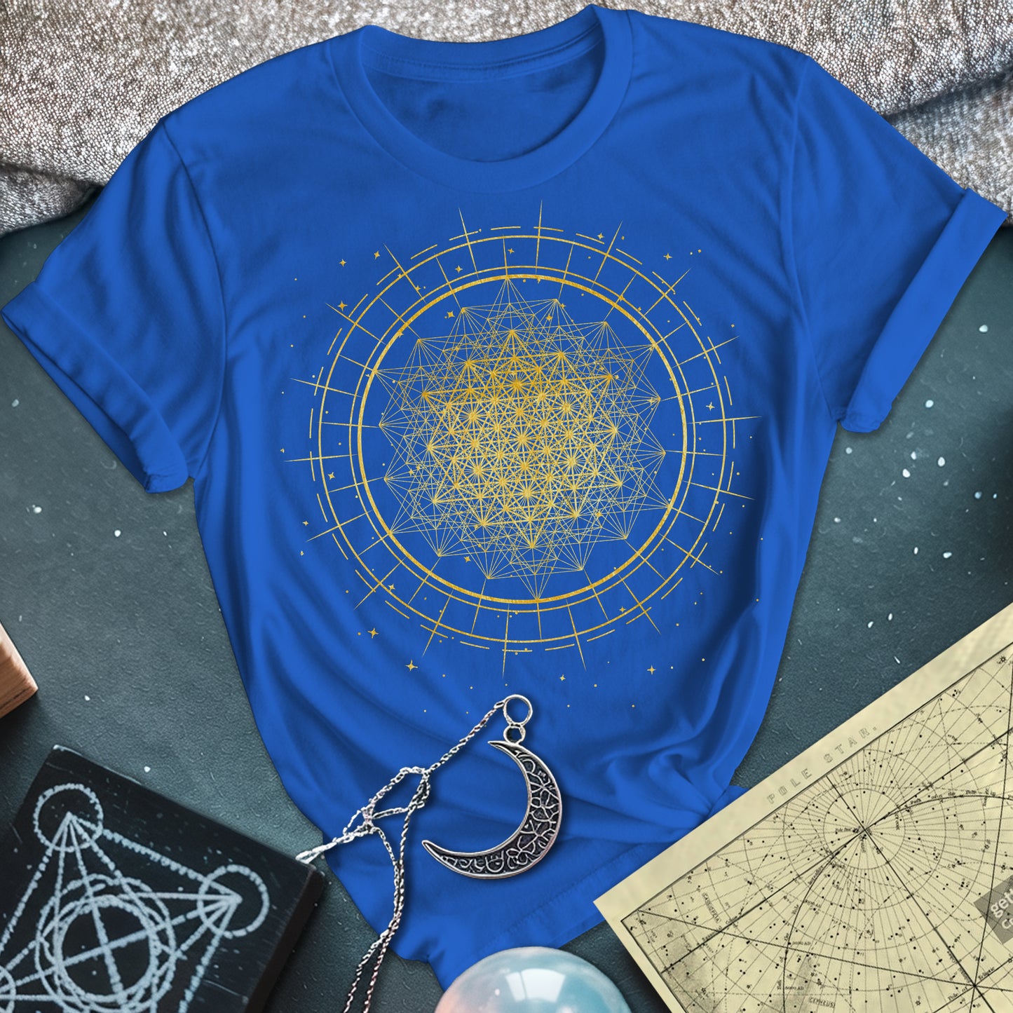 Radiating 64 Tetrahedron T-Shirt
