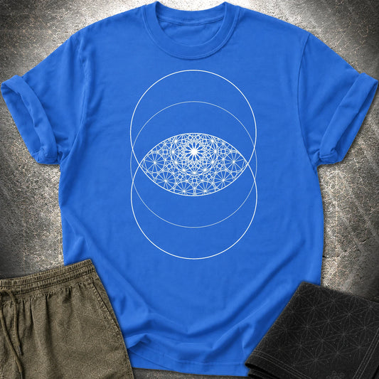 Vesica PIcsis Eye Of The Universe T-Shirt - Vesica PIcsis Eye Of The Universe T-Shirt - Royal