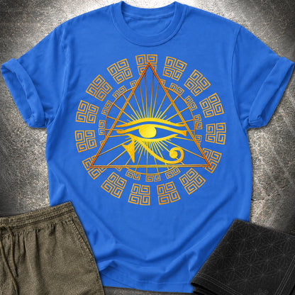 Eye Of Horus Egypt T-Shirt - Eye Of Horus Egypt T-Shirt - Royal