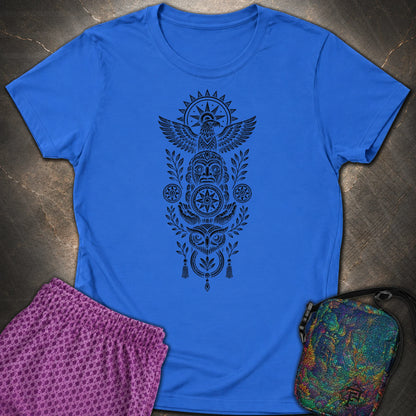 Totem Black - Totem Black Womens T-Shirt - Royal