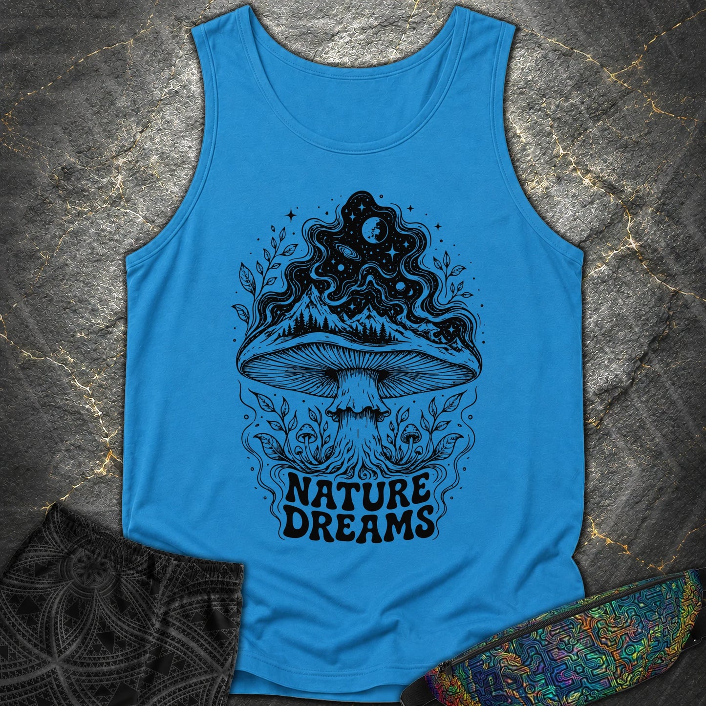 Nature Dreams - Nature Dreams Comfort Tank Top - Royal Caribe
