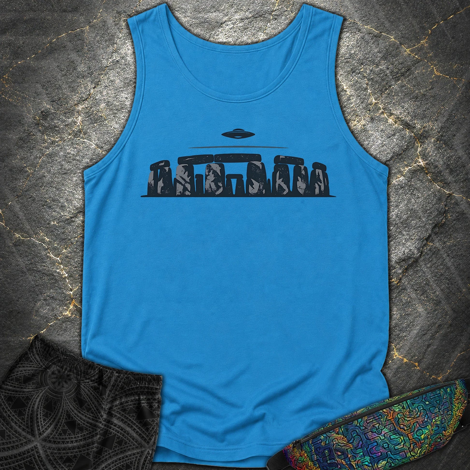 Kamienny Krąg I UFO - Kamienny Krąg I UFO Comfort Tank Top - Royal Caribe