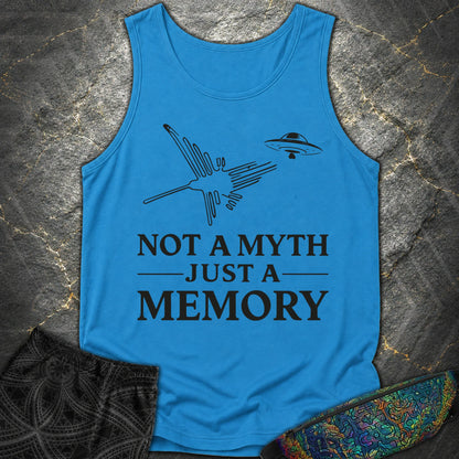 NOT MYTH JUST MEMORY Czarne - NOT MYTH JUST MEMORY Czarne Comfort Tank Top - Royal Caribe