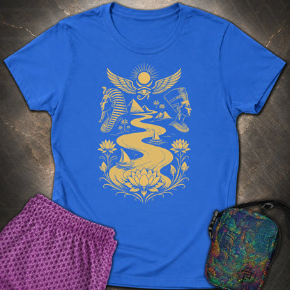 Golden Nile Between Two Crowns - Golden Nile Between Two Crowns Womens T-Shirt - Royal