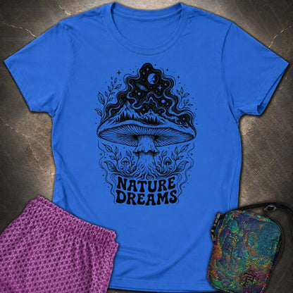 Nature Dreams - Nature Dreams Womens T-Shirt - Royal