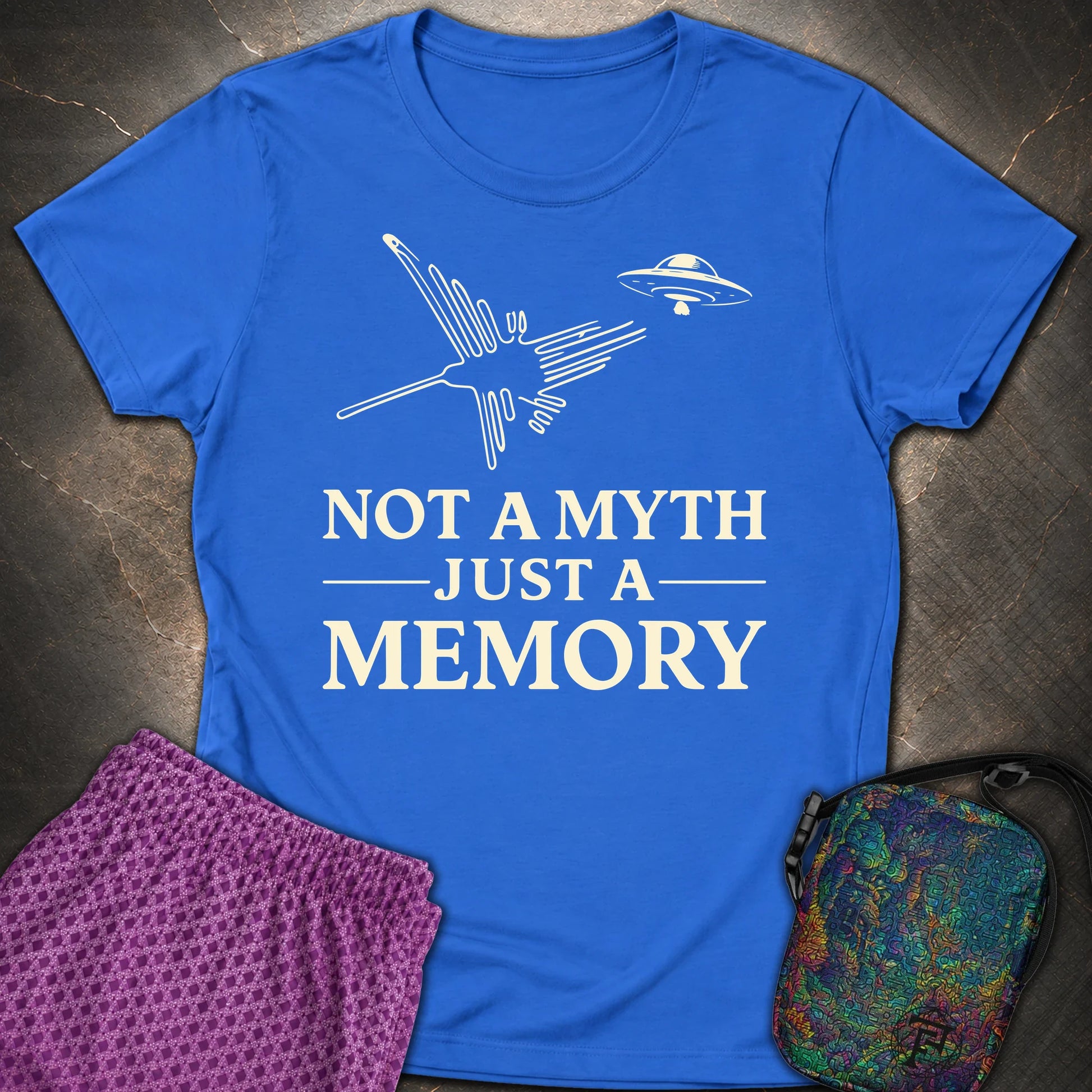 NOT MYTH JUST MEMORY - NOT MYTH JUST MEMORY Womens T-Shirt - Royal