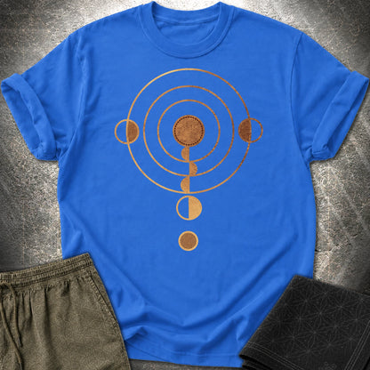 Crop Cirlce Copper T-Shirt - Crop Cirlce Copper T-Shirt - Royal