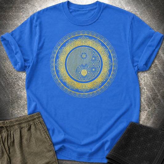 Yin Yang Gold T-Shirt - Yin Yang Gold T-Shirt - Royal