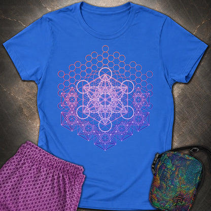Metatron And Flower Connection - Metatron And Flower Connection Women's T-Shirt - Royal