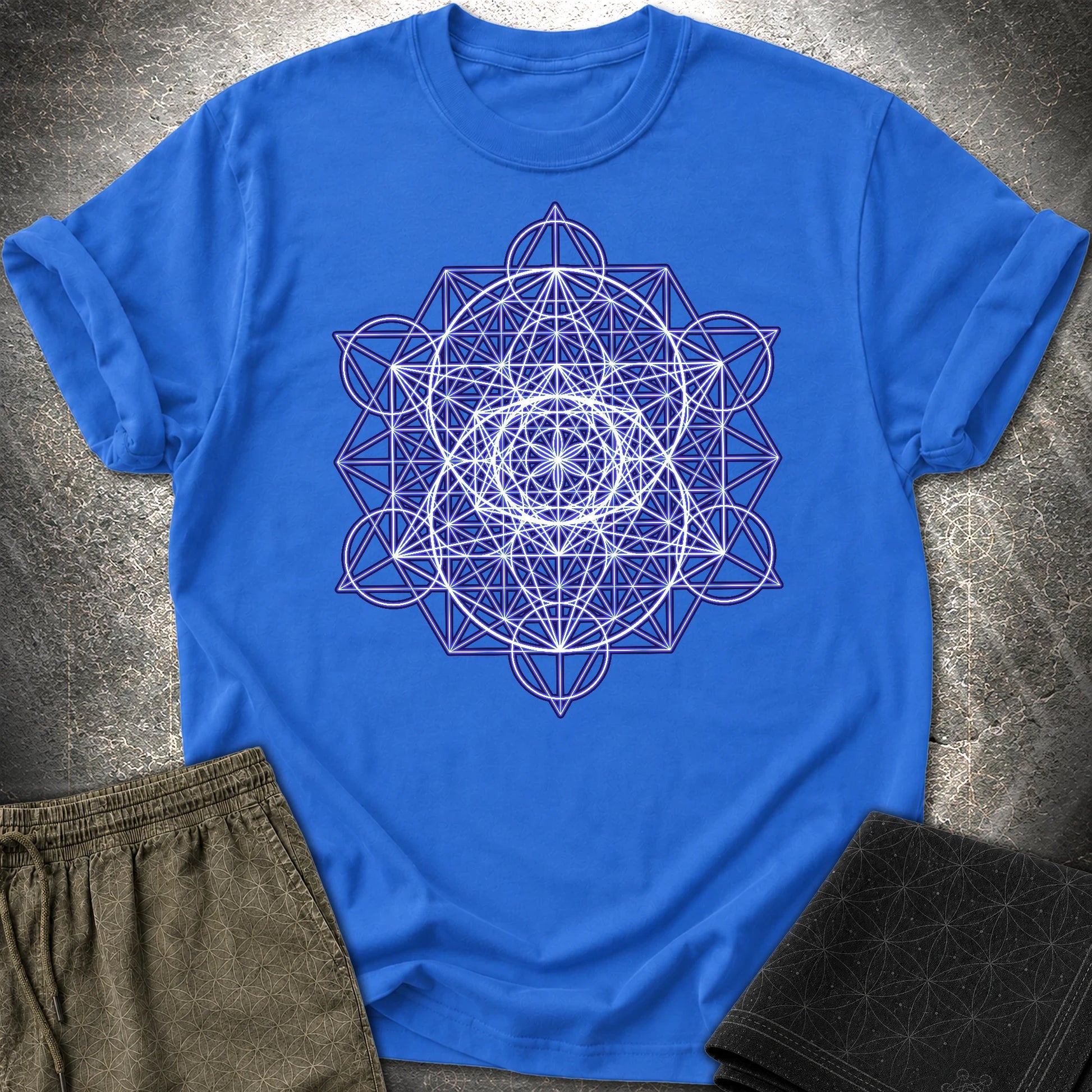 Vesica Eye Of The Universe T-Shirt - Vesica Eye Of The Universe T-Shirt - Royal