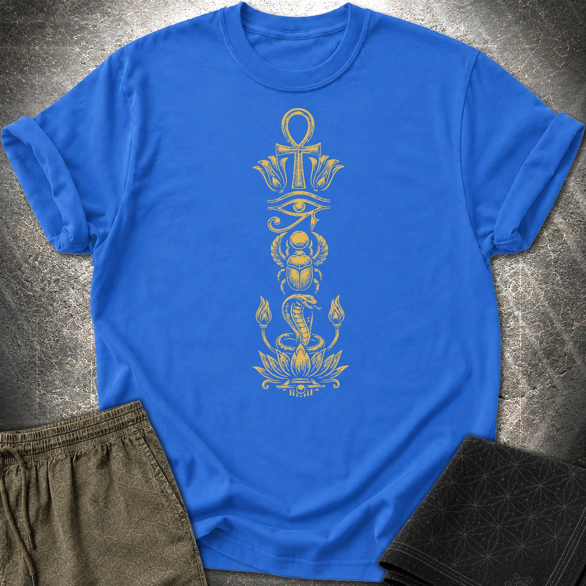Ancient Egyptian Symbol Totem - Ancient Egyptian Symbol Totem T-Shirt - Royal