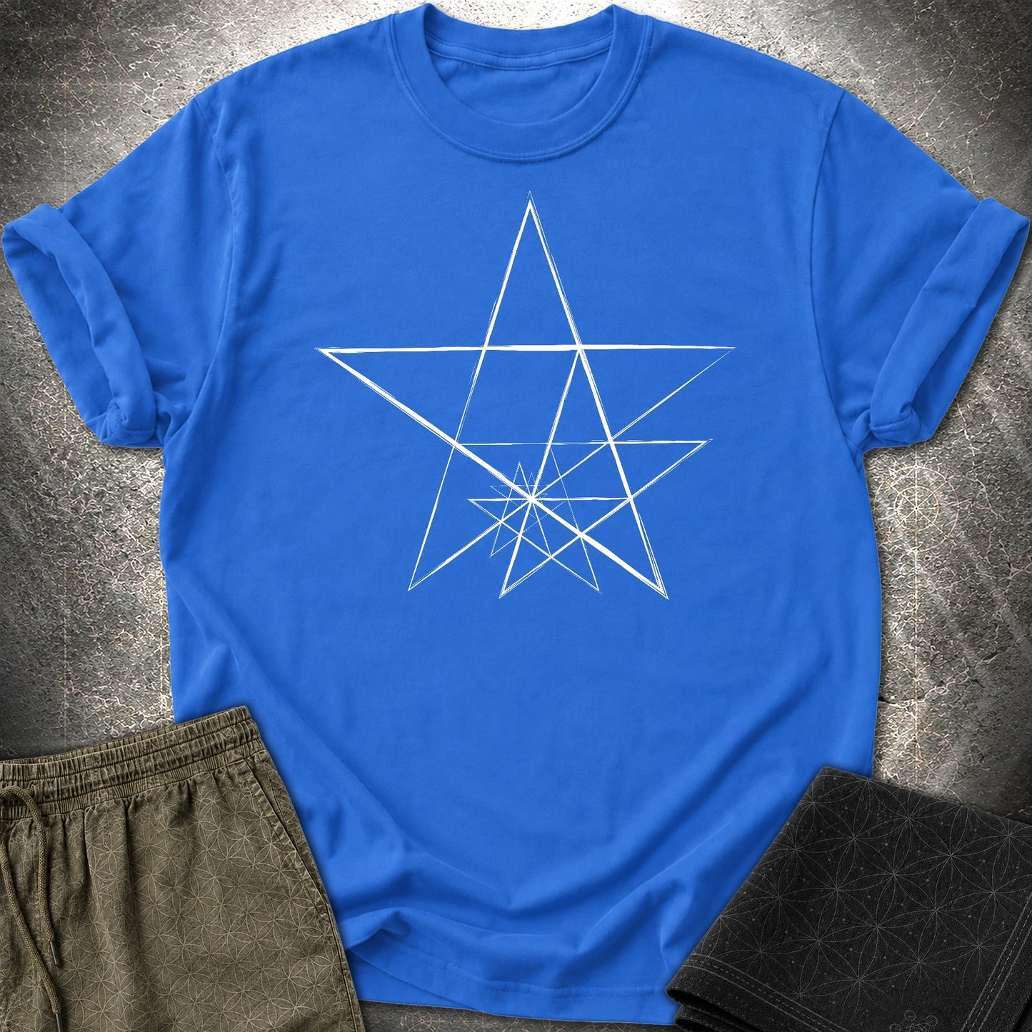 Pentagon Spiral T-Shirt - Pentagon Spiral T-Shirt - Royal