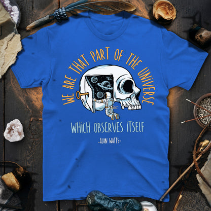 Alan Watts Part Of Universe T-Shirt
