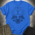Nazca Bird Geoglyph - Dark Ink T-Shirt