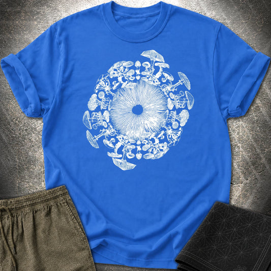 Mushroom Iris T-Shirt - Mushroom Iris T-Shirt - Royal