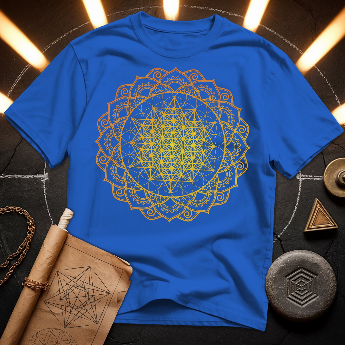 Tetrahedron Mandala T-Shirt