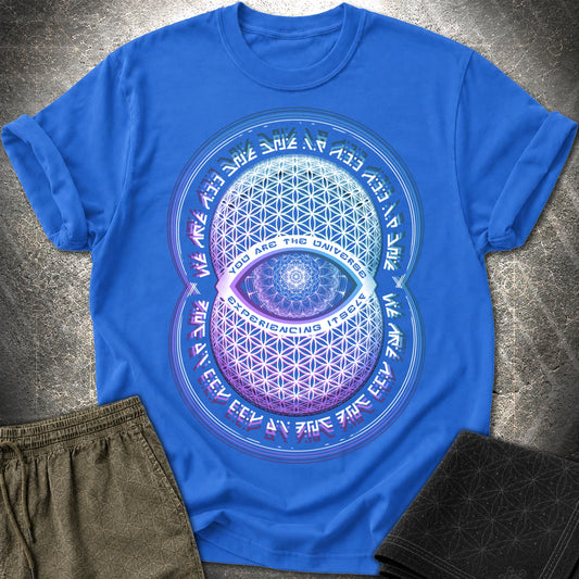 Alan Watts You Are The Universe T-Shirt - Alan Watts You Are The Universe T-Shirt - Royal