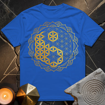 Yin Yang Gold Mandala T-Shirt