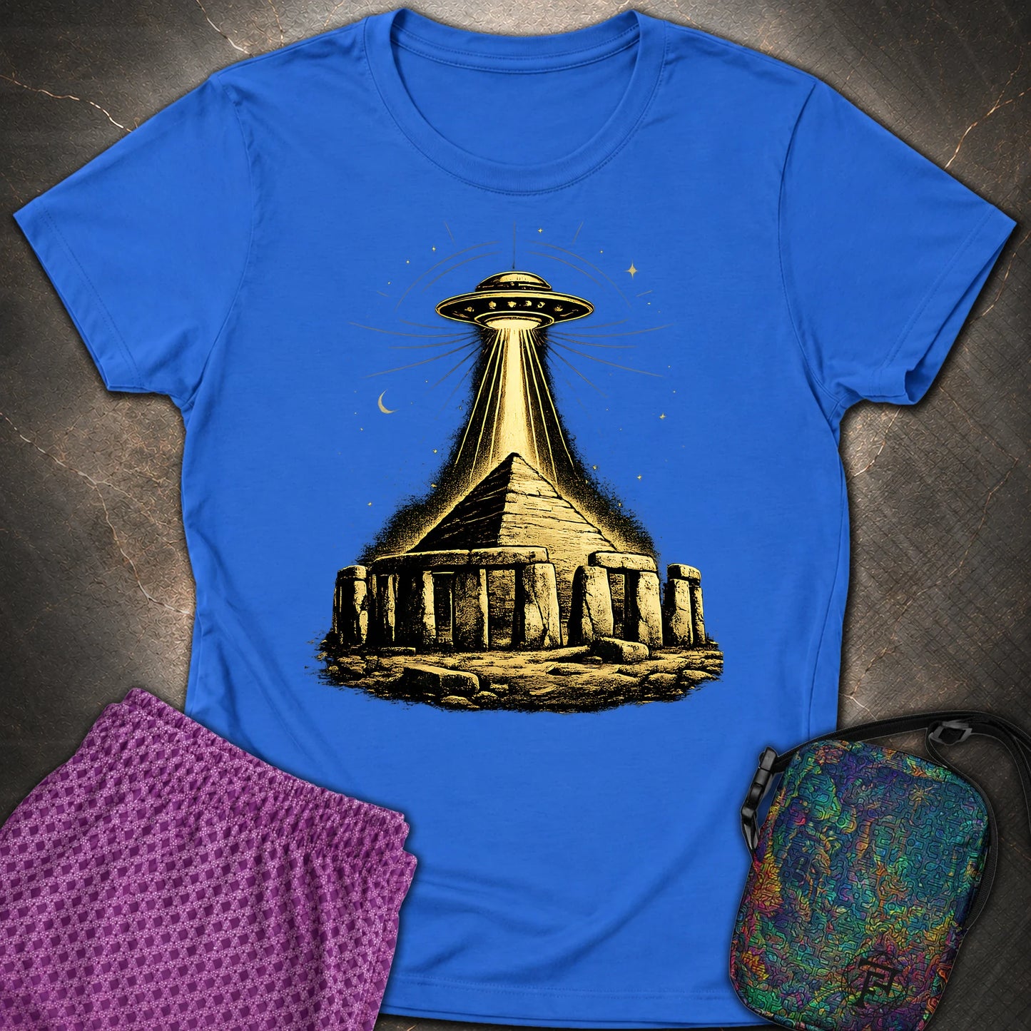 Piramida Gizy I Tajemniczy Pojazd - Piramida Gizy I Tajemniczy Pojazd Womens T-Shirt - Royal