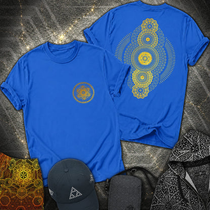 Metatron Geometric Universe 2 Sided T-Shirt - Metatron Geometric Universe 2 Sided T-Shirt - Royal