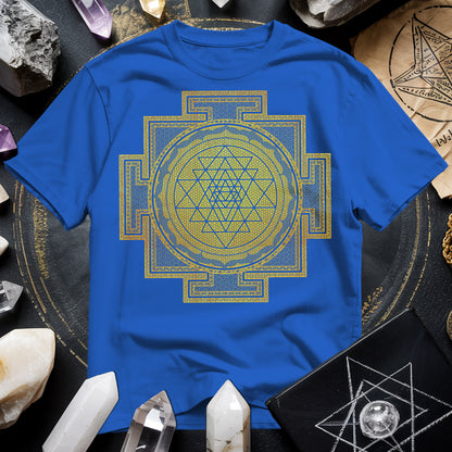 Sri Yantra Intricate Patterns T-Shirt