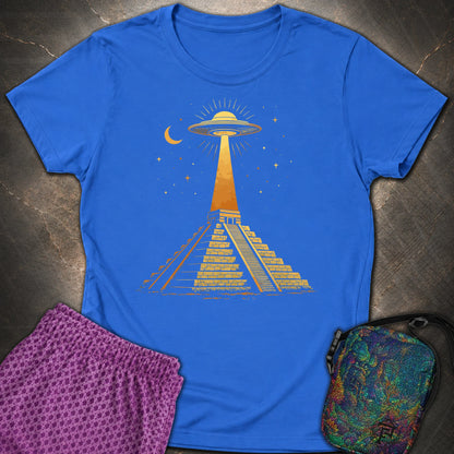 Piramida Majów I UFO - Piramida Majów I UFO Womens T-Shirt - Royal