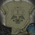 Nazca Bird Geoglyph - Dark Ink Comfort T-Shirt