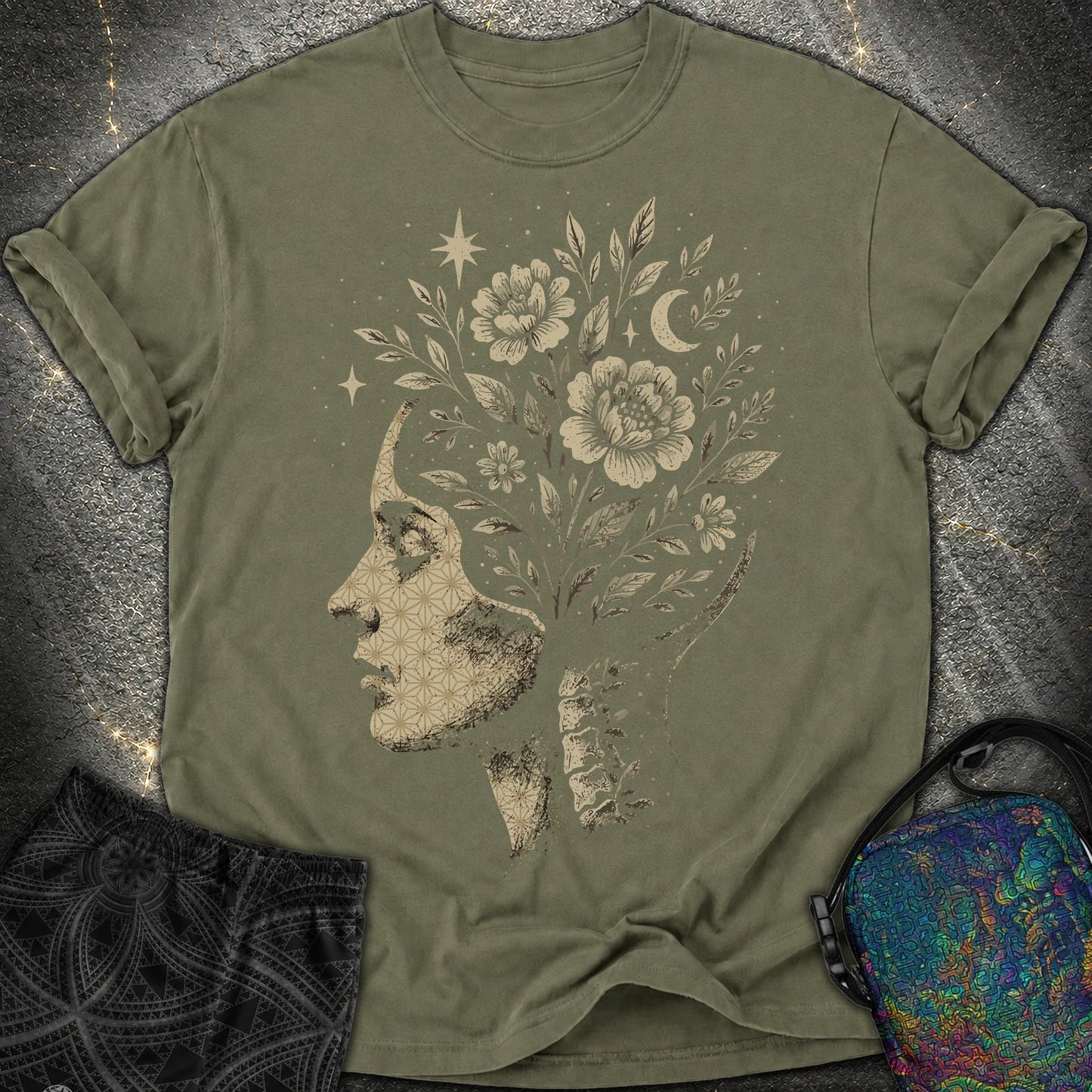 Inner Garden T-Shirt - Inner Garden Comfort T-Shirt - Sage
