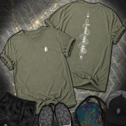 Sacred Coil 2 Sided Comfort T-Shirt - Sacred Coil 2 Sided Comfort T-Shirt - Sage
