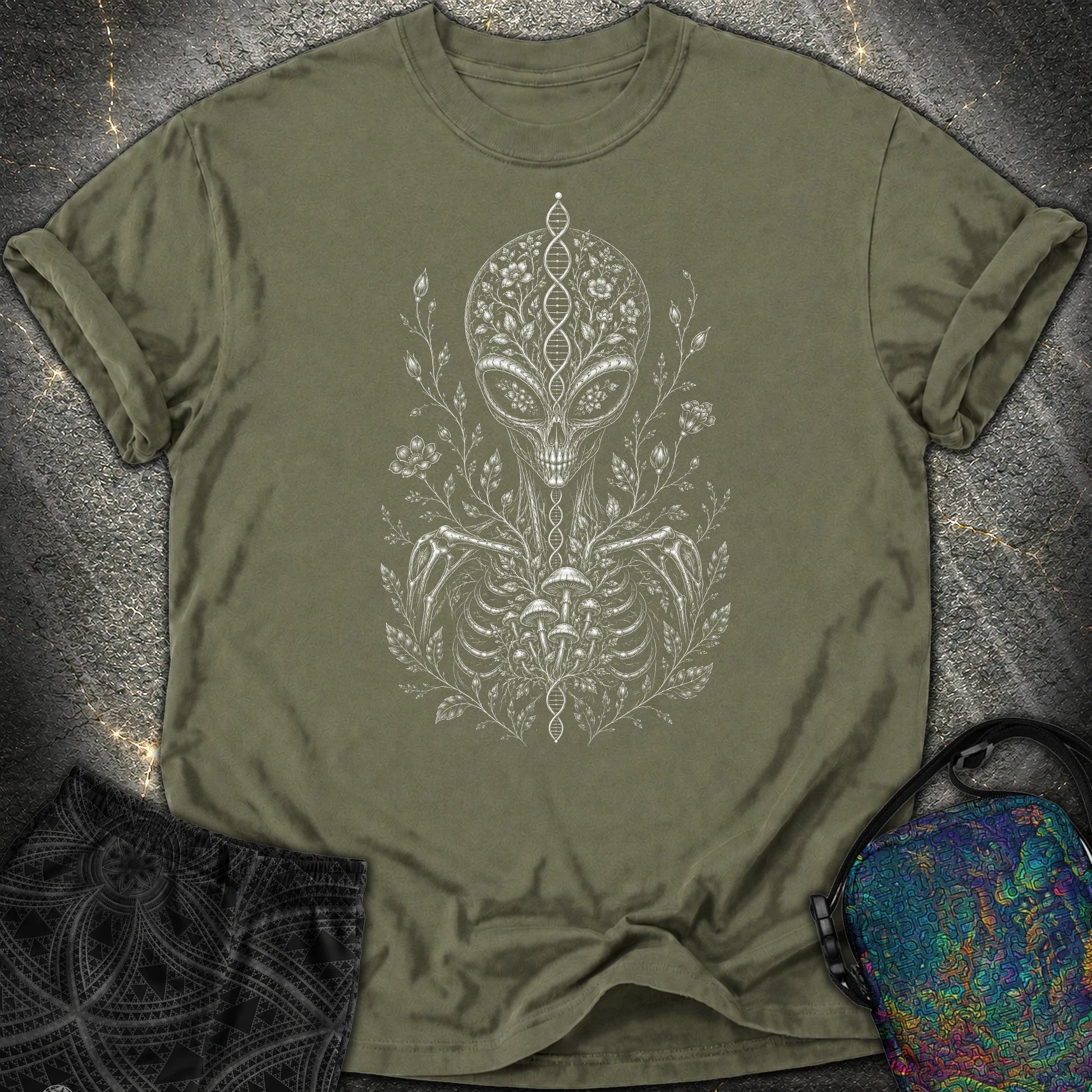 Ultraterrestrial Comfort T-Shirt - Ultraterrestrial Comfort T-Shirt - Sage