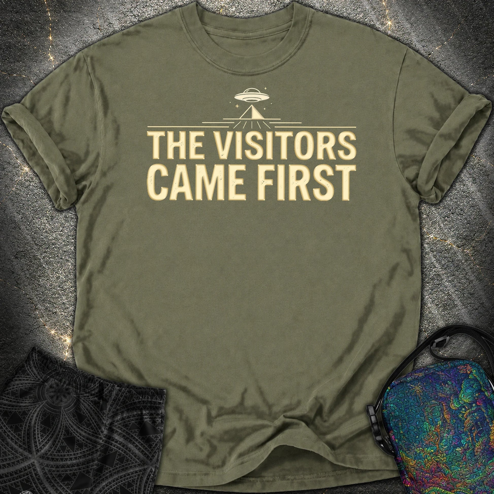 The Visittors Come First - The Visittors Come First Comfort T-Shirt - Sage
