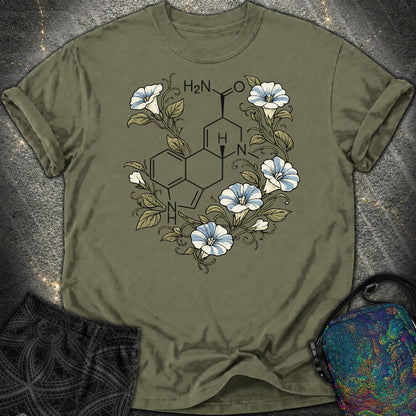 Morning Glory Molecule Color - Morning Glory Molecule Color Comfort T-Shirt - Sage