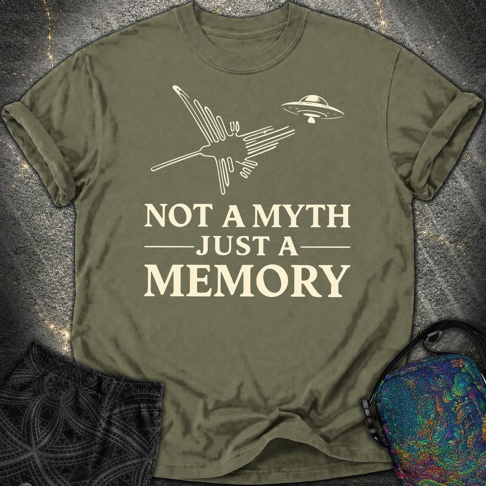 NOT MYTH JUST MEMORY - NOT MYTH JUST MEMORY Comfort T-Shirt - Sage