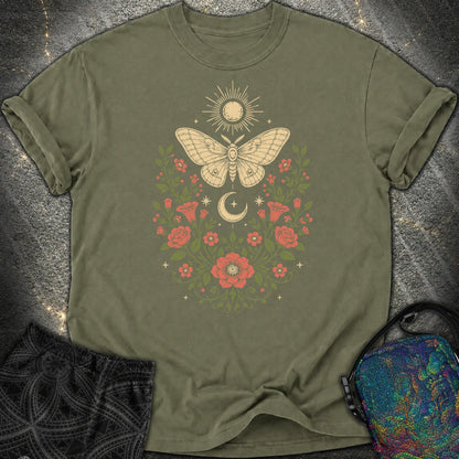 Sun Moon Moth - Sun Moon Moth Comfort T-Shirt - Sage