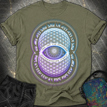 Alan Watts You Are The Universe T-Shirt - Alan Watts You Are The Universe Comfort T-Shirt - Sage