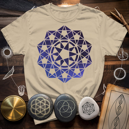 Crop Circle Purple T-Shirt