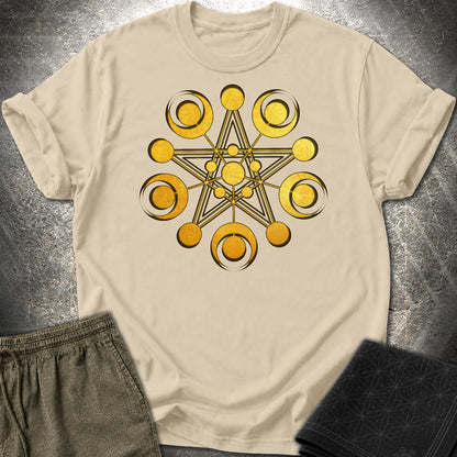 Golden Crop Circle T-Shirt - Golden Crop Circle T-Shirt - Sand