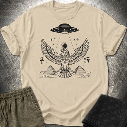 Shadow Falcon Under Alien Light - Shadow Falcon Under Alien Light T-Shirt - Sand