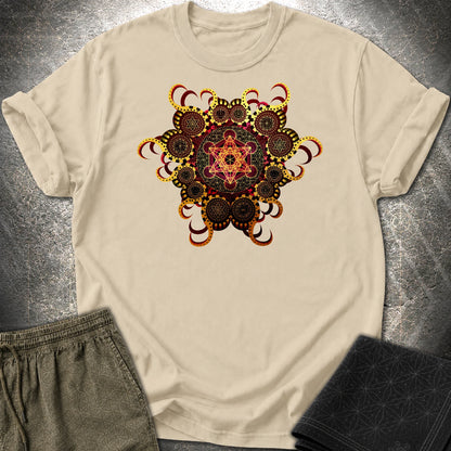 Organic Metatron T-Shirt - Organic Metatron T-Shirt - Sand