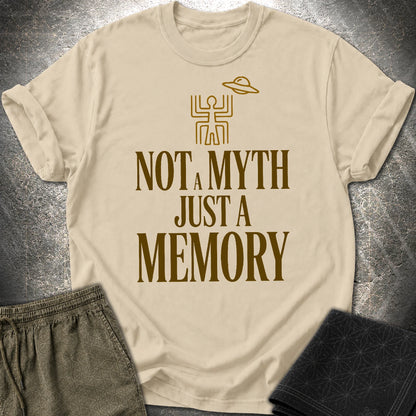 Not A Myth Ciemne - Not A Myth Ciemne T-Shirt - Sand