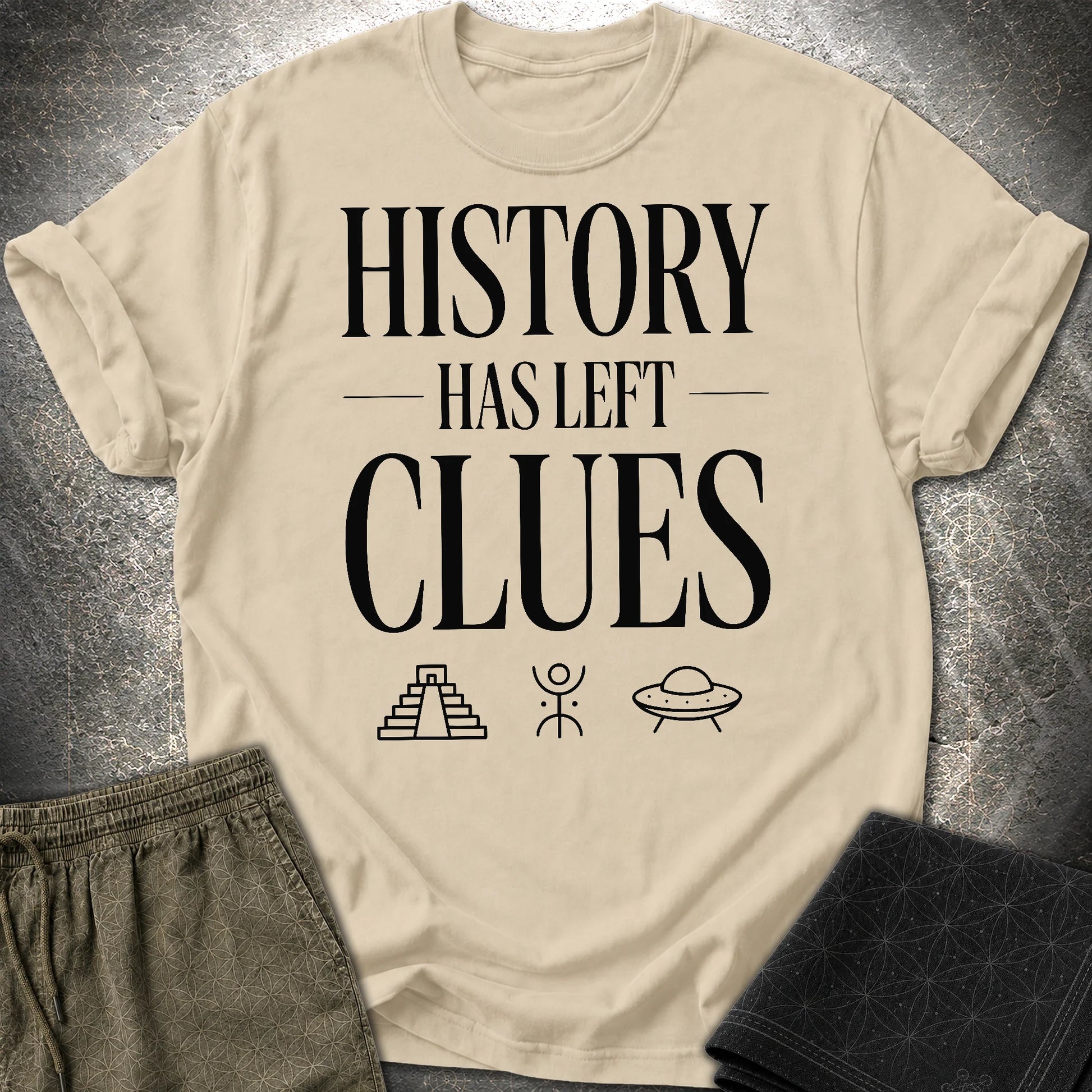 History Black - History Black T-Shirt - Sand