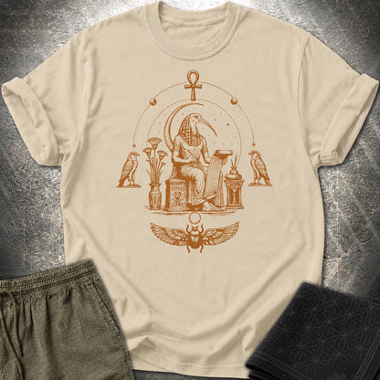 Ibis Scribe Beneath the Moon - Ibis Scribe Beneath the Moon T-Shirt - Sand
