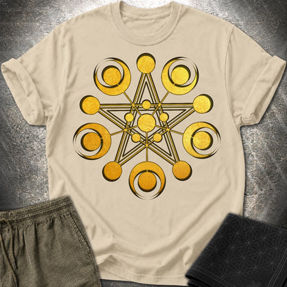 Golden Crop Circle T-Shirt - Golden Crop Circle T-Shirt - Sand