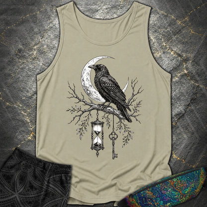 Crow Hourglass Key - Crow Hourglass Key Comfort Tank Top - Sandstone