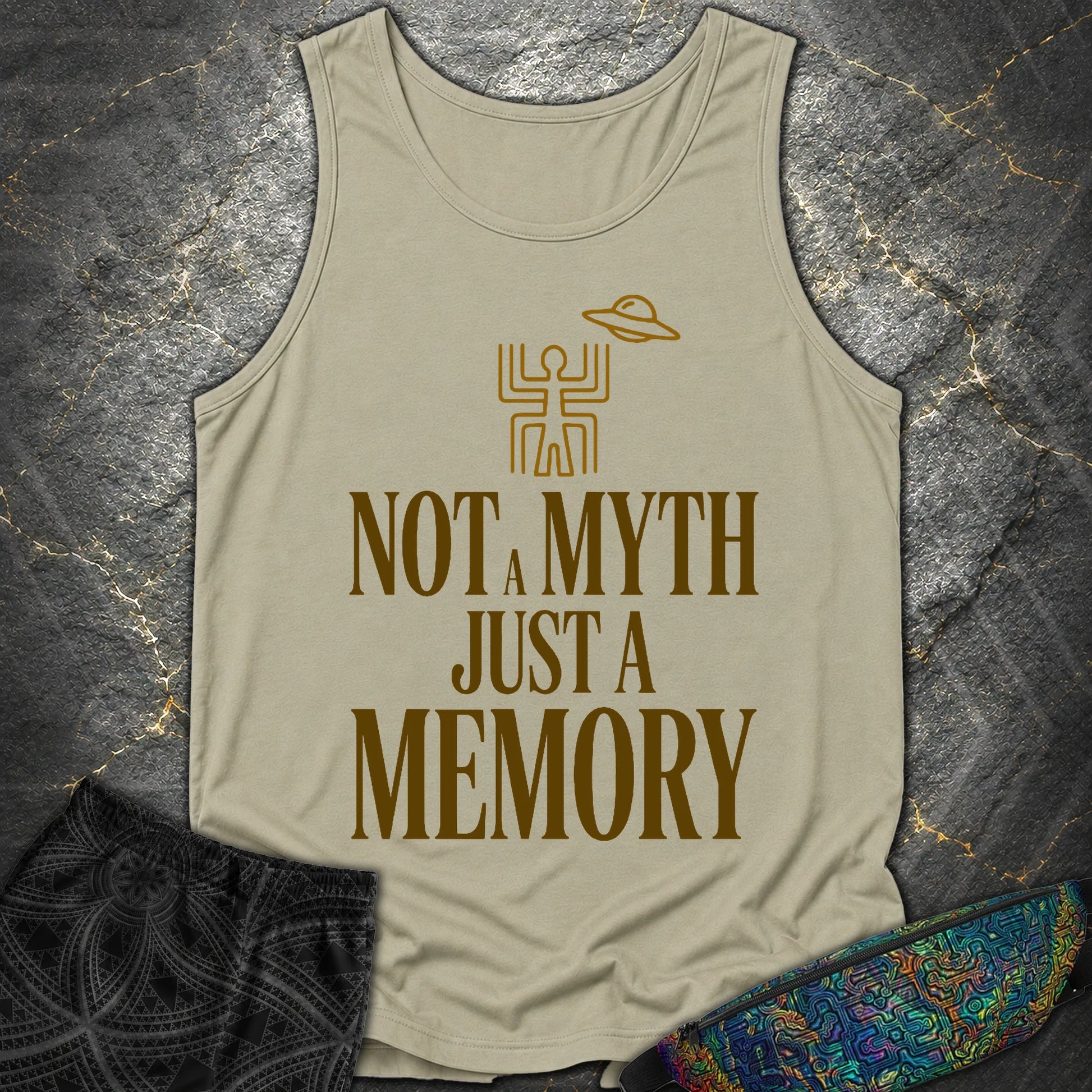 Not A Myth Ciemne - Not A Myth Ciemne Comfort Tank Top - Sandstone