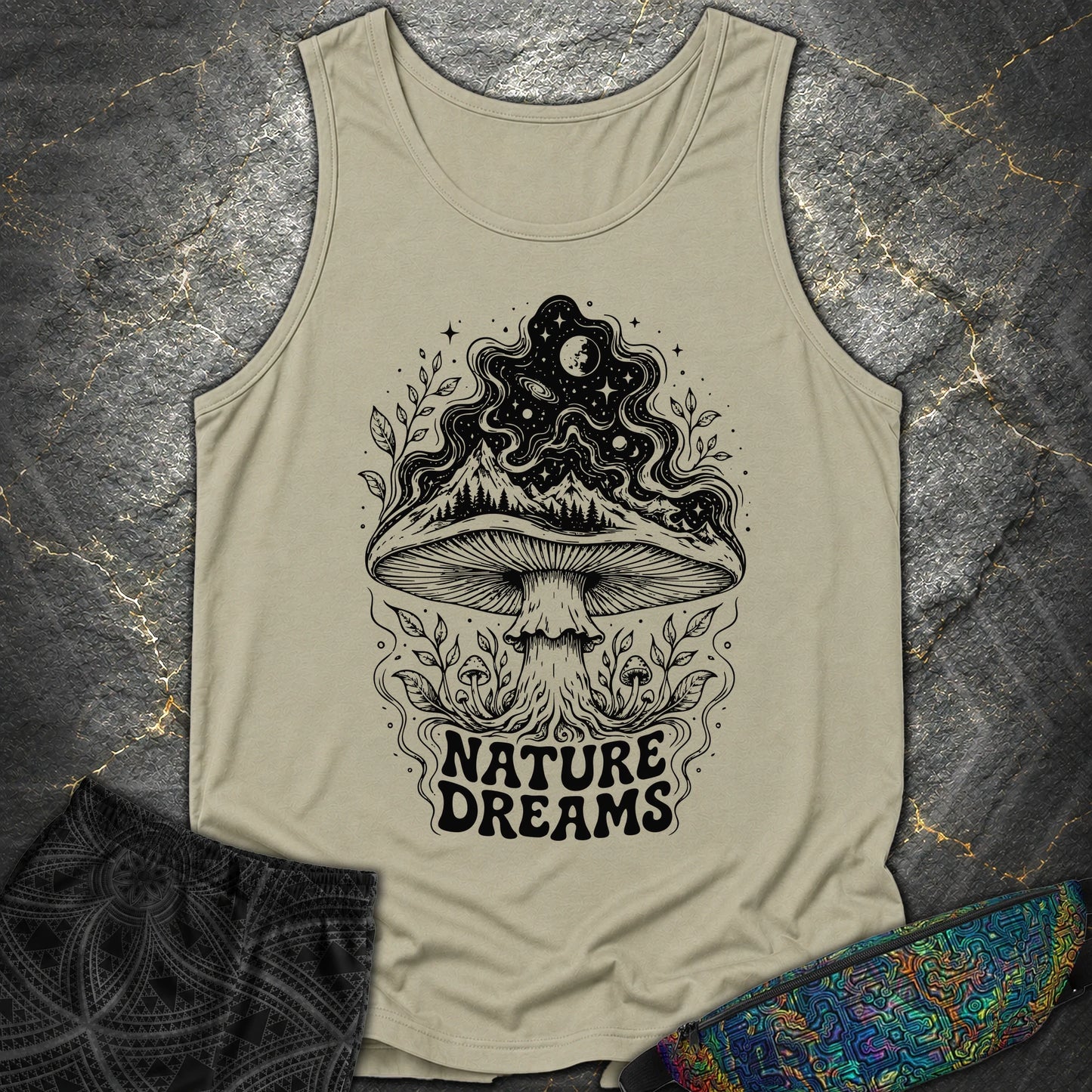 Nature Dreams - Nature Dreams Comfort Tank Top - Sandstone