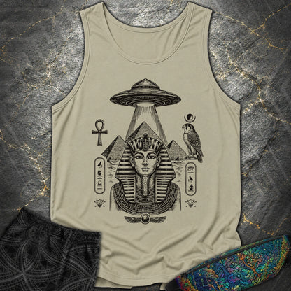 Pharaoh Under the Alien Light - Pharaoh Under the Alien Light Comfort Tank Top - Sandstone