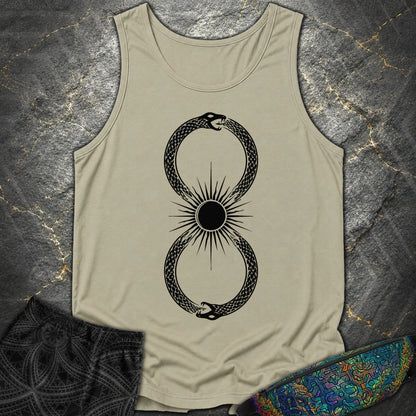 Ouroboros Sun - Ouroboros Sun Comfort Tank Top - Sandstone