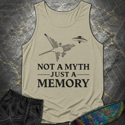 NOT MYTH JUST MEMORY Czarne - NOT MYTH JUST MEMORY Czarne Comfort Tank Top - Sandstone