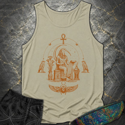 Ibis Scribe Beneath the Moon - Ibis Scribe Beneath the Moon Comfort Tank Top - Sandstone